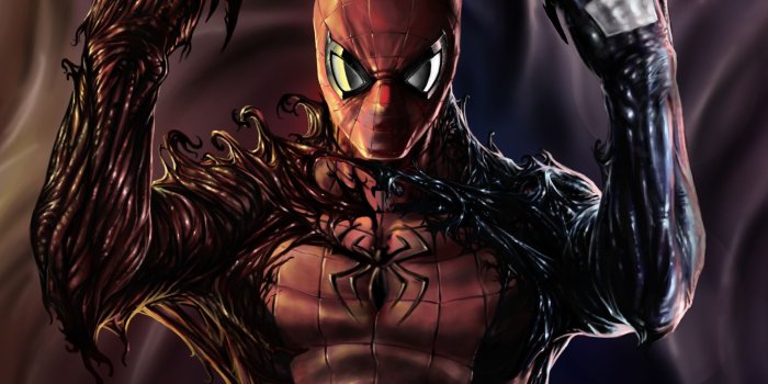 1920x1080 Download 1920x1080 wallpaper carnage, venom, spider-man, artwork