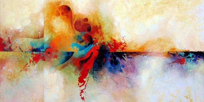 1900x1413 Abstract Painting Hd Wallpaper - Famous Abstract Watercolor