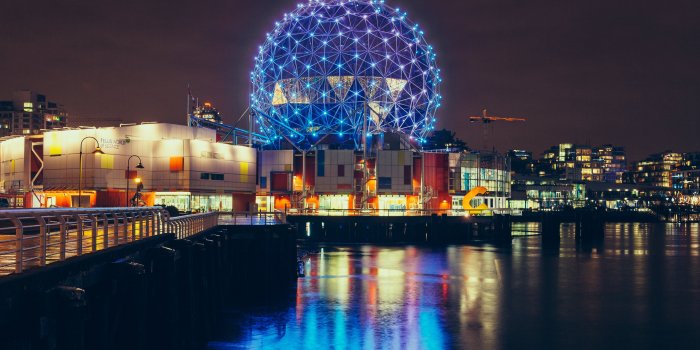 3840x2160 Night Lights in Vancouver HD Wallpapers. 4K Backgrounds