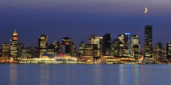 1920x1080 vancouver, Canada, Architecture, Buildings, Skyscrapers, Night