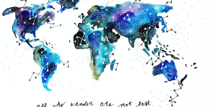 1500x1126 Wanderlust World Map Map print | World map wallpaper, Watercolor