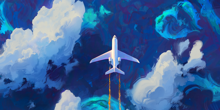 1920x1080 General 1920x1080 digital art planes clouds RHADS blue | Plane