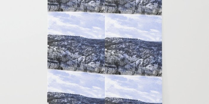 1500x1500 Dingli Cliffs - Travel Malta Watercolor Series Wallpaper by anutu