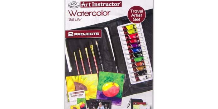 1024x768 Royal Set Art Instructor Travel Watercolor -- CreateForLess