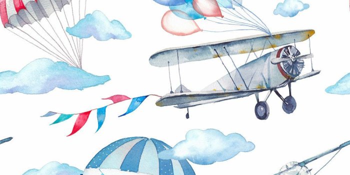 1000x3000 Zoomie Kids Vihaan Removable Watercolor Balloons Nursery Wallpaper