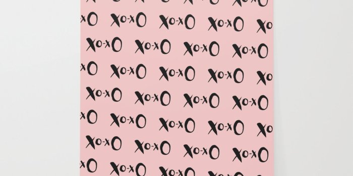 1500x1500 Kisses XOXO Millennial Pink Wallpaper by sharonmau | Society6