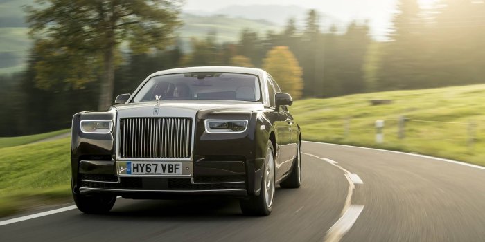 1920x1080 Wallpaper of Black, Car, Luxury Car, Rolls-Royce Phantom