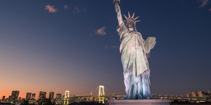 1332x850 Wallpaper bridge, Japan, Tokyo, The Statue Of Liberty images for