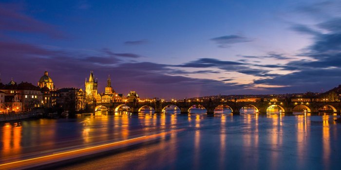 1280x811 Desktop Wallpapers Cities Prague Czech Republic Bridges Sky river