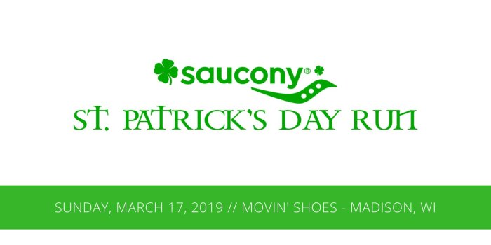 1920x1080 Saucony St. Patrick's Day Run at Movin' Shoes - Movin' Shoes