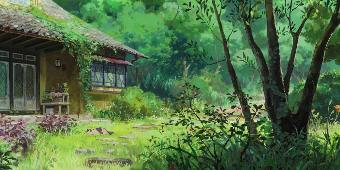 3840x1080 High res 'dual screen' Studio Ghibli desktop wallpapers!