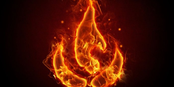 1332x850 Wallpaper fire, symbol, the last airbender, the last airbender