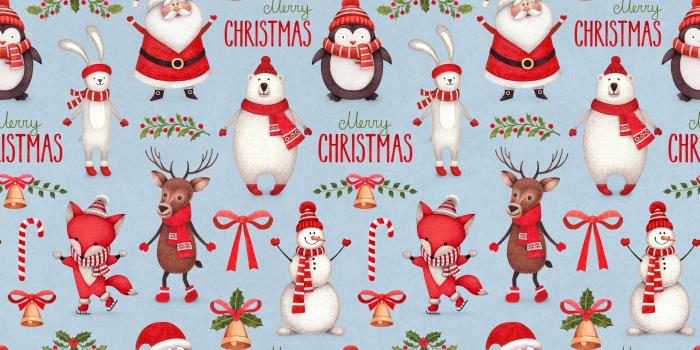2560x1440 Wallpaper Merry Christmas, Santa Claus, Snowman, Celebrations