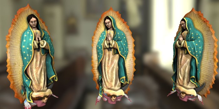 2560x1440 Lady guadalupe virgin mary 3D model - TurboSquid 1377879