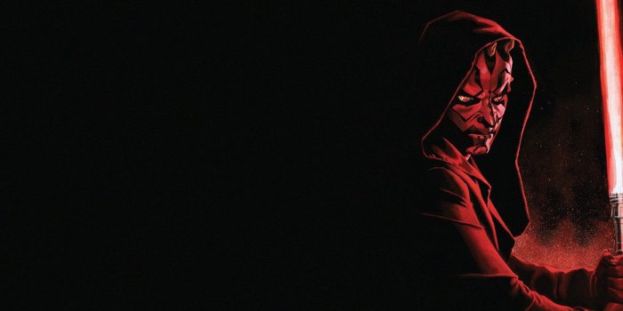 1332x850 Wallpaper Red, Black, Star Wars, Star wars, Darth Maul, Red, Hood