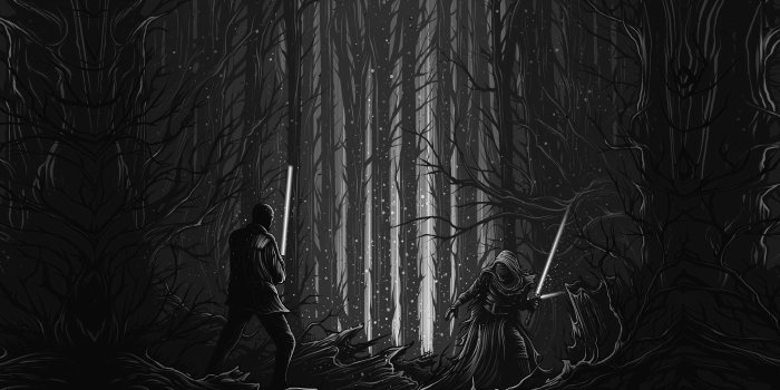 3840x2400 ap48-starwars-illustration-bw-dark-art-film-wallpaper