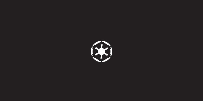 2560x1600 Round white logo, Star Wars, minimalism HD wallpaper | Wallpaper Flare