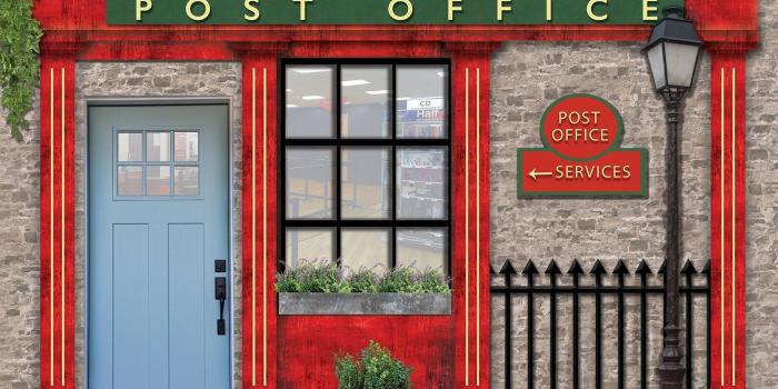 1600x1200 Post Office Dementia Friendly Wall Mural | Mural, Wall murals