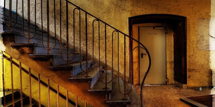 1920x1080 Photography / Stair Abandoned Post Office - 1920 X 1080 Impression
