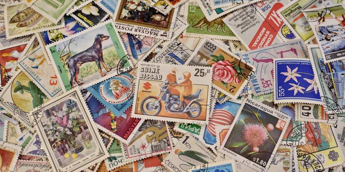 1280x853 Wallpaper, background, stamps, post office, retro - free image
