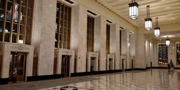 1024x768 Old Main Post Office Historic Lobby, Graham, Anderson, Probst and