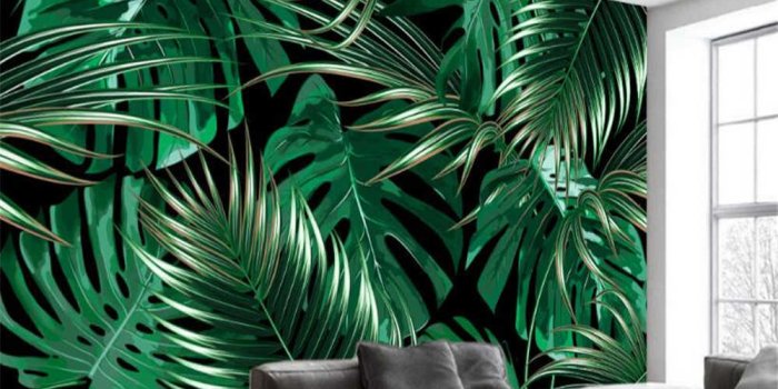 1000x800 beibehang European minimalist tropical plant banana leaf photo