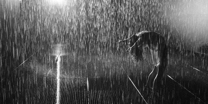 1024x768 Dancing in the Rain | Rain Room, 2012 Created by rAndom Inte…