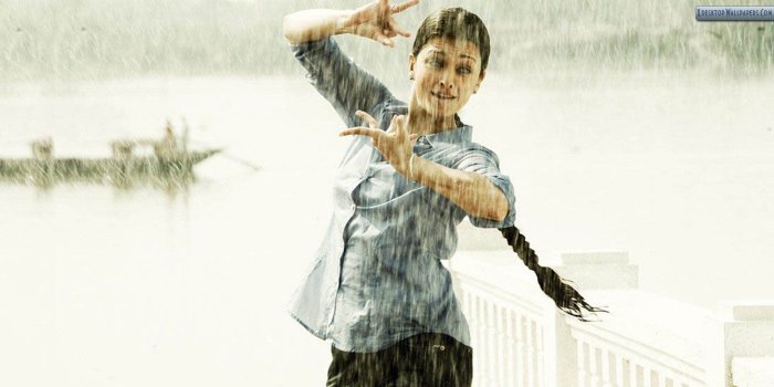 1920x1080 Aishwarya Rai Dancing in Rain Wallpaper
