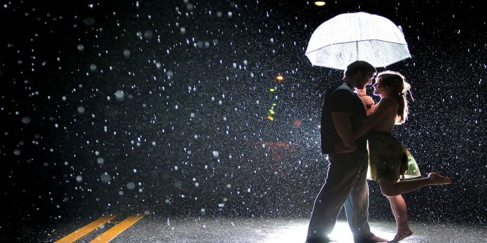 1920x1200 20+ Love Couple's Romance in the Rain Wallpapers