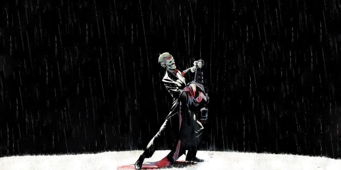 1600x900 Skeleton dancing in rain digital wallpaper, Joker, rain HD