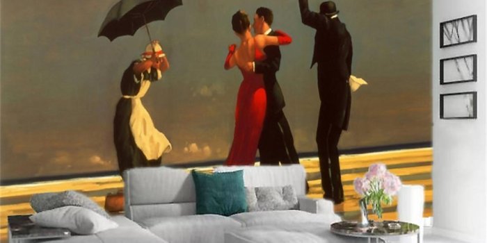 1000x800 Classic 3d Wallpaper Romantic Couple Dancing In The Rain Custom
