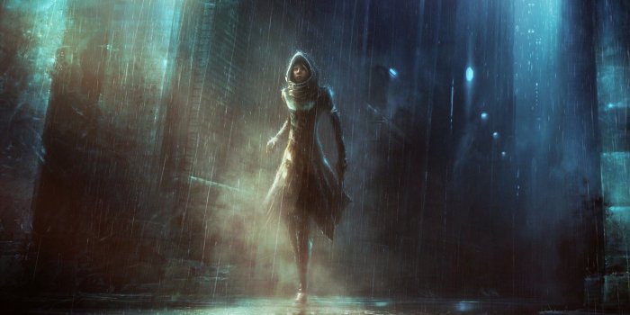 1920x1080 Rain City Wallpapers For Iphone - Running Under The Rain At Night