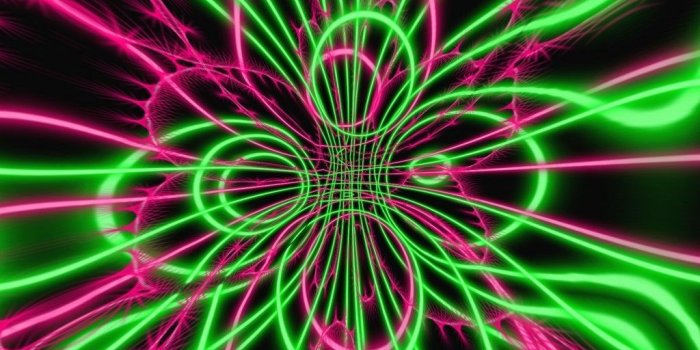 1024x768 Sparkly Neon Music Notes | Click to see this sophisticated Dont