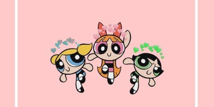 736x1309 Powerpuff girl wallpaper red blue green cute aesthetic | Powerpuff