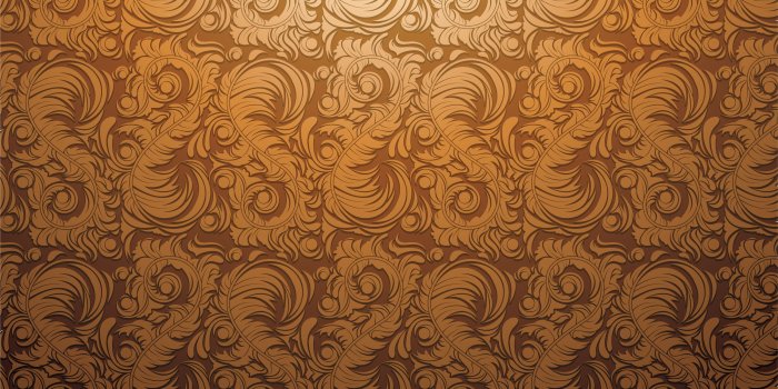 3001x2194 Baroque wallpaper vector illustration - Designious