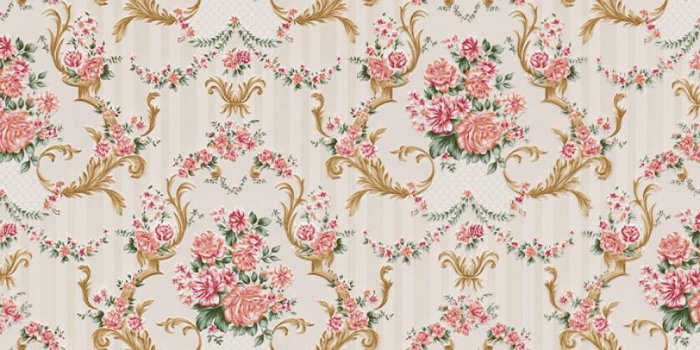 1000x800 A.S. Création Wallpaper «Baroque, Gold, Green, Metallic, Pink