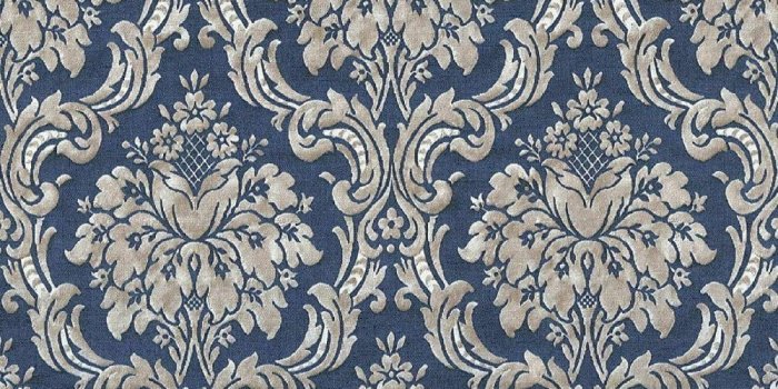 1000x1000 AS Creation Floral Damask Baroque Wallpaper Non Woven Navy Blue