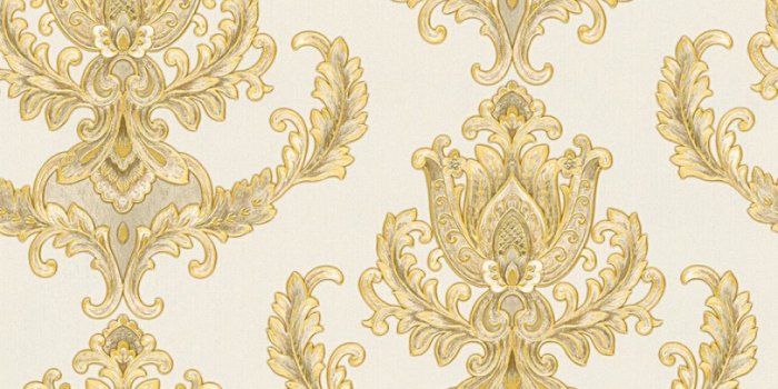 1000x800 Wallpaper baroque floral white gloss Hermitage 33546-3