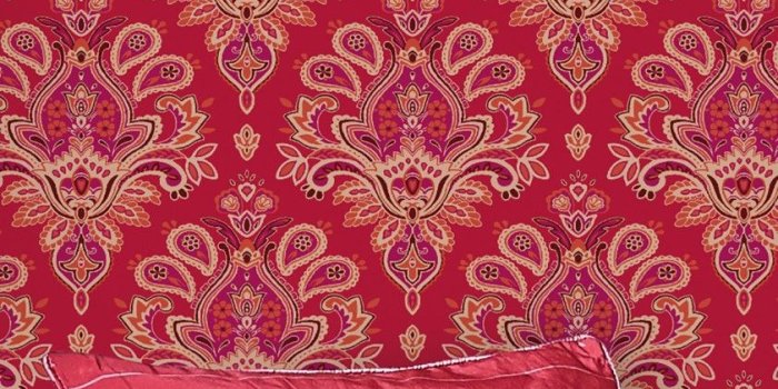 842x1100 Wallpaper Adeline (Red, Claret violet, Light grey beige, Orange
