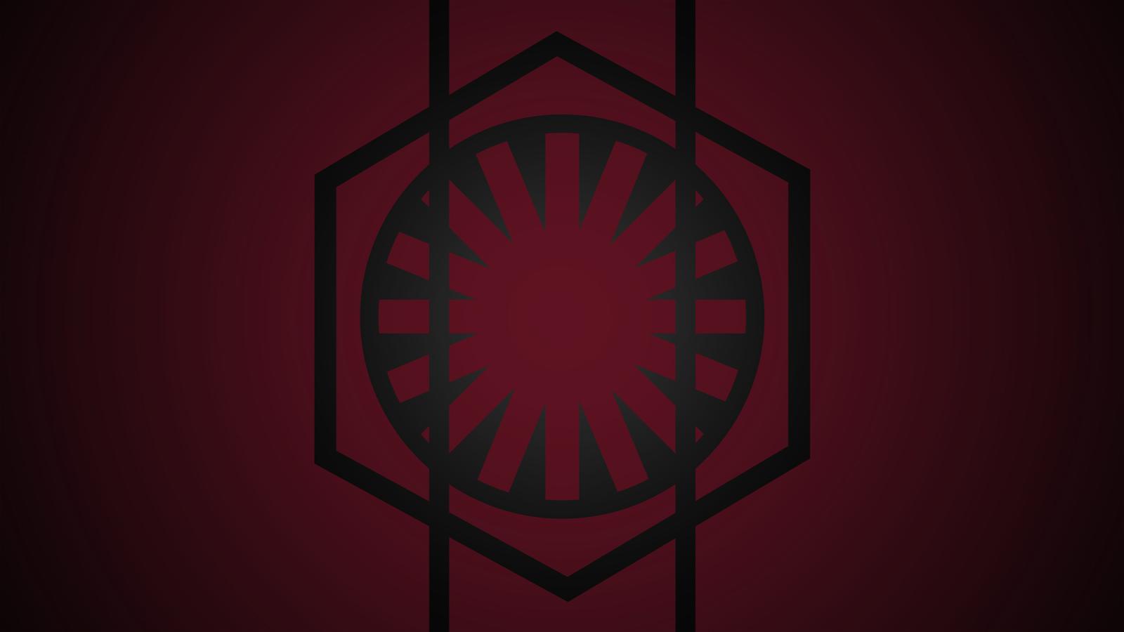 2560x1440 Wallpaper Of The First Order Symbol From Star Wars | PaperPull