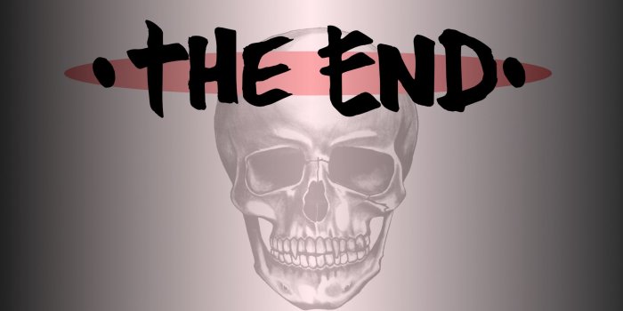 1920x1080 The End, Skull, Red, Faded Wallpapers HD / Desktop and Mobile