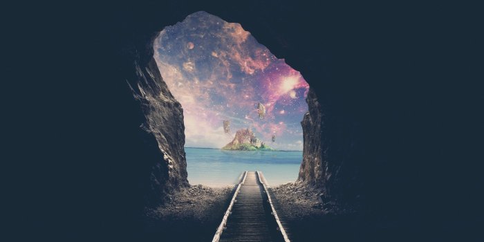 2560x1440 Light at the End of the Tunnel HD wallpaper