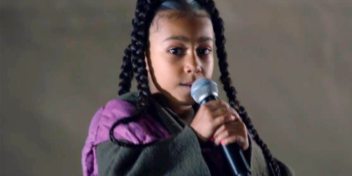 1920x1080 North West Raps During Kanye West's Yeezy Fashion Show in Paris