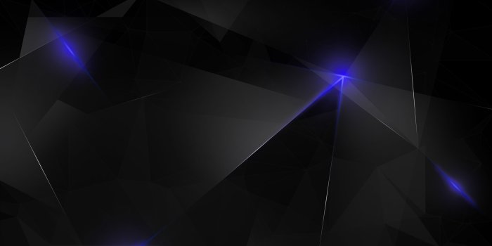 3840x2160 Dark Blue Polygon Chromebook Wallpaper