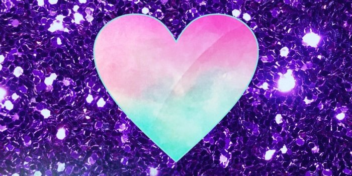1152x2048 Glitter heart phone wallpaper sparkle background bling shimmer