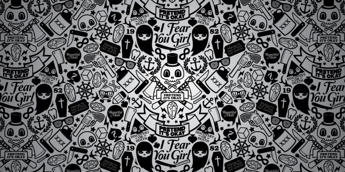 2560x1600 Skull Pattern Wallpapers - Top Free Skull Pattern Backgrounds