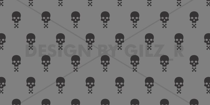 1200x800 Seamless Simple Skull Pattern Background for Wallpaper, Bed Cover