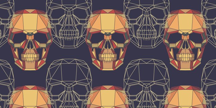 1920x1200 Skull Pattern 15487 1920x1200px