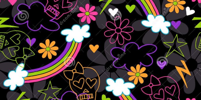 1300x1390 Free download Girly Skull Pattern Wallpaper Girly skulls rainbow