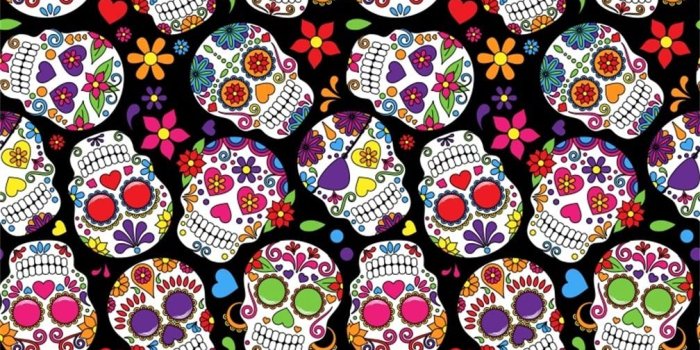 1008x1008 Amazon.com : CSFOTO 8x8ft Halloween Background Funny Skull Pattern